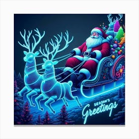 Christmas Santa Canvas Print