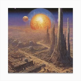 Space City 5 Canvas Print