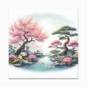 Japanese Garden Canvas Print