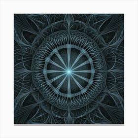 Fractal Mandala Canvas Print