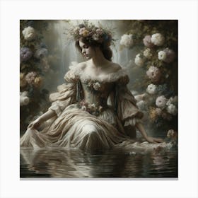 Mystical pond Canvas Print