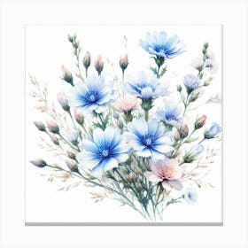 Flowers of Chicory 1 Canvas Print