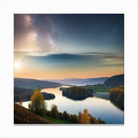 Milky Way 72 Canvas Print