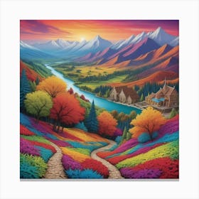 Rainbow Valley 1 Canvas Print