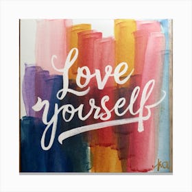 Love Yourself 2 Canvas Print