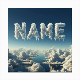 Name Stock Videos & Royalty-Free Footage Canvas Print