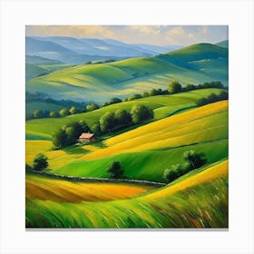 Tuscan Landscape 1 Canvas Print