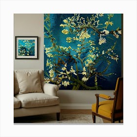 Default Almond Blossom Vincent Van Gogh Living Room Art 0 Canvas Print