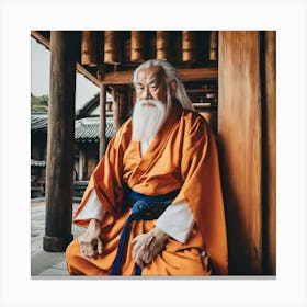 Buddhist Monk Canvas Print