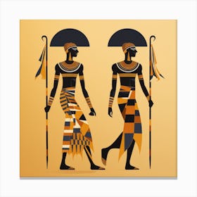 Egyptian Couple Canvas Print