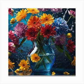 Flowers In A Vase 84 Canvas Print