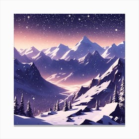 Winter Landscape 36 Canvas Print