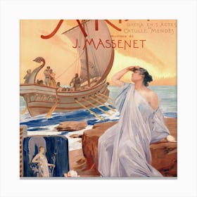 Annie By J Massenet Canvas Print