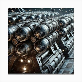 Aether Spear Destroyer Siege Class Missile System 1024 Canvas Print