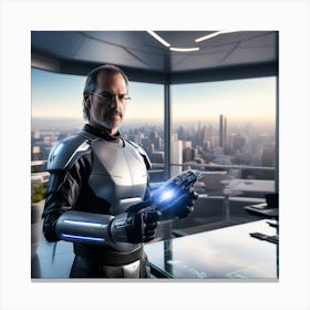 Futuristic Man 190 Canvas Print