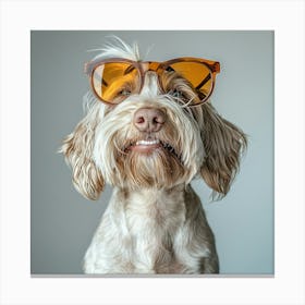 Dog In Sunglasses 11 Canvas Print