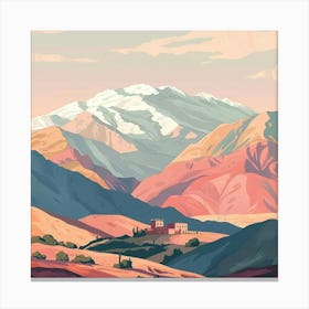 Mediterranean Landscape Canvas Print