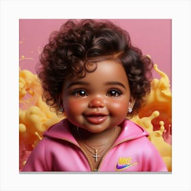 Nike Girl 2 Canvas Print