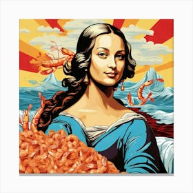 Mona Lisa 8 Canvas Print