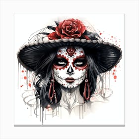 Day Of The Dead 3 Canvas Print
