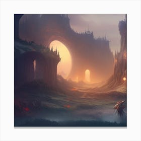 Fantasy Landscape 2 Canvas Print