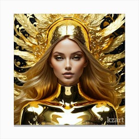 Golden Goddess 3 Canvas Print