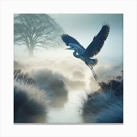 Bird In Flight Canvas Print