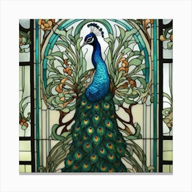 Peacock 12 Canvas Print