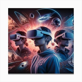 Vr Headsets 4 Canvas Print