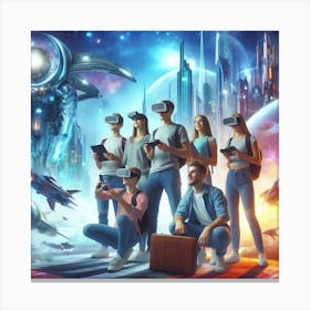 Vr Headsets 6 Canvas Print