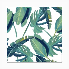 Tropical Leaves Canvas Print