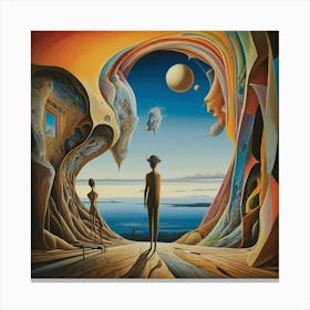 'The Man In The Cave' Canvas Print