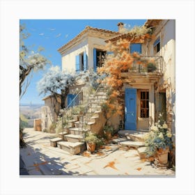 House In France Canvas Print