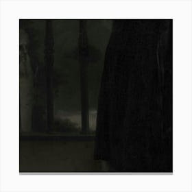 Woman In Black 3 Canvas Print