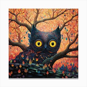 Owl In The Tree Canvas Print