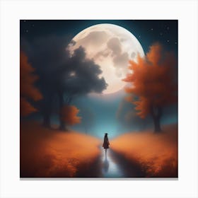 Harvest Moon Dreamscape 5 Canvas Print