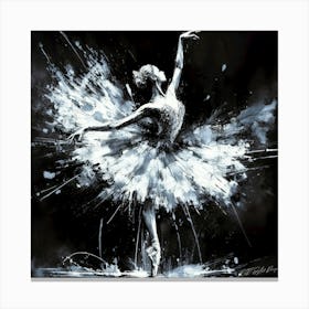 For The Love Of Ballet 2 Canvas Print