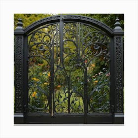 Wrought Iron Gate 10 Canvas Print