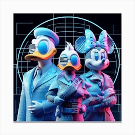 Donald Duck Canvas Print