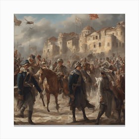Battle Of Sarajevo Canvas Print