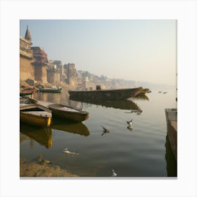 Ganga River , Varanasi, India 1 Canvas Print