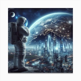 Finding New Earth Canvas Print