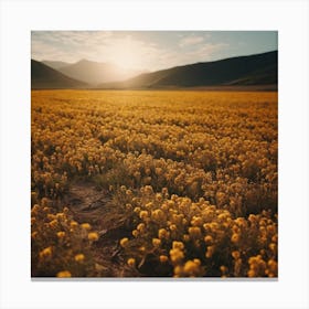 Farm Field Of View Canvas Print