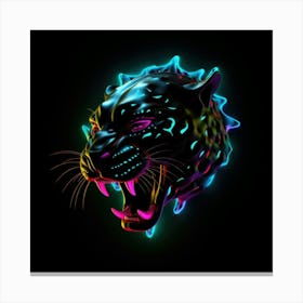 Neon Jaguar 1 Leinwandbilder