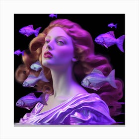 Magic021 The Birth Of Venus By Person In The Style Of Feminine 1 Canvas Print