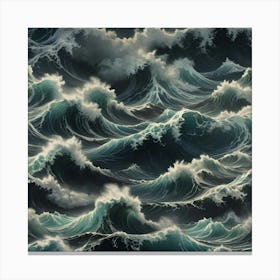 Ocean Waves 24 Canvas Print