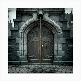 Door To The Castle Canvas Print