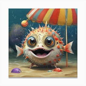 Puffer Fish 10 Canvas Print