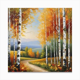 Birch Trees 2 Canvas Print