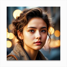 Does anyone you know look like this beautiful woman 1 Canvas Print